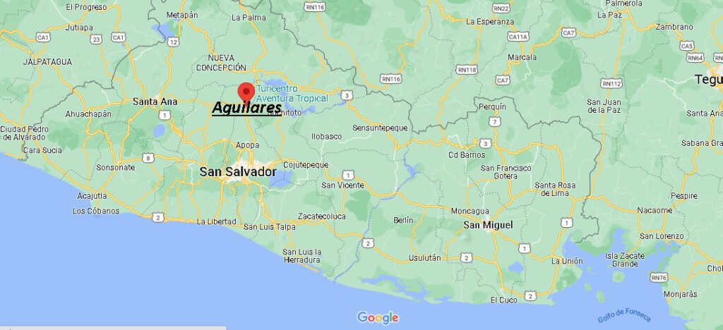 ¿Dónde está Aguilares El Salvador