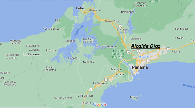 ¿Dónde está Alcalde Díaz Panama