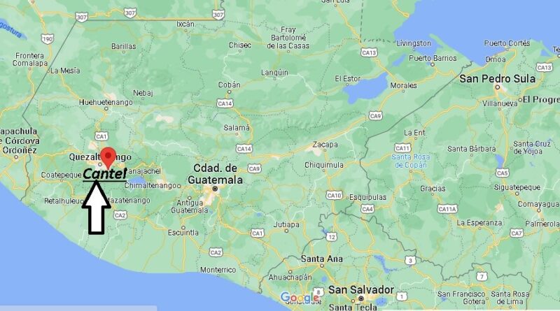 ¿Dónde está Cantel Guatemala