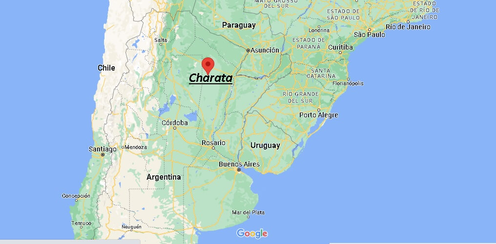 ¿Dónde está Charata Argentina