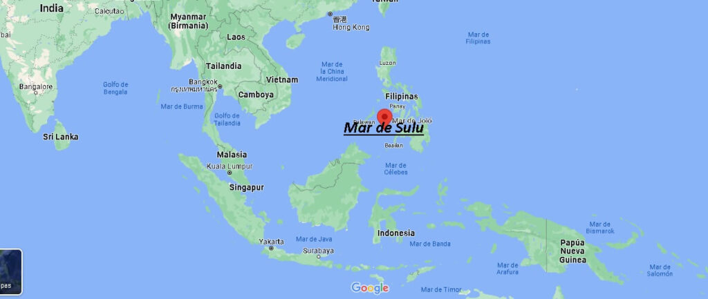 ¿Dónde está El Mar de Sulu