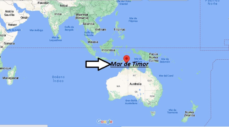 ¿Dónde está El Mar de Timor