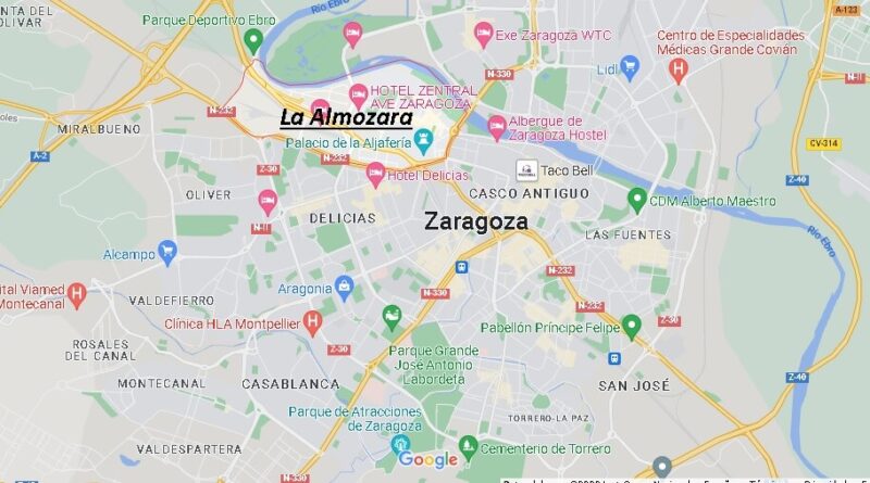 ¿Dónde está La Almozara España