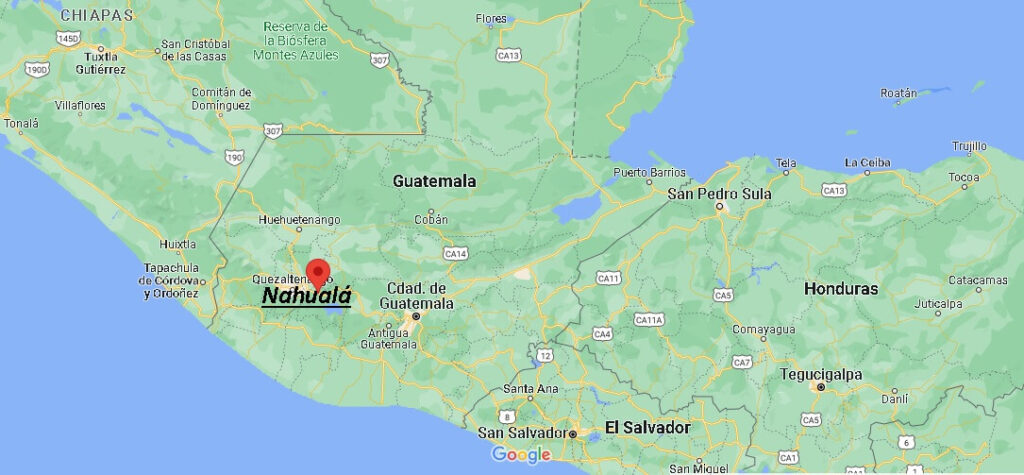 ¿Dónde está Nahualá Guatemala
