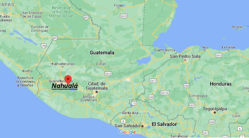 ¿Dónde está Nahualá Guatemala