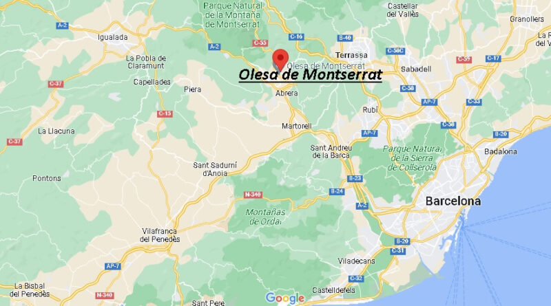 ¿Dónde está Olesa de Montserrat