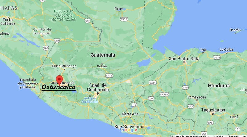 ¿Dónde está Ostuncalco Guatemala