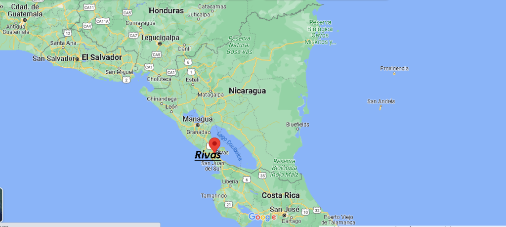 ¿Dónde está Rivas Nicaragua