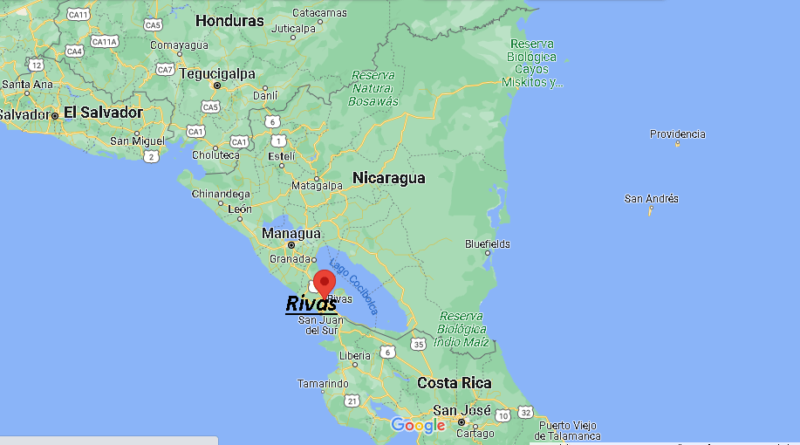 ¿Dónde está Rivas Nicaragua