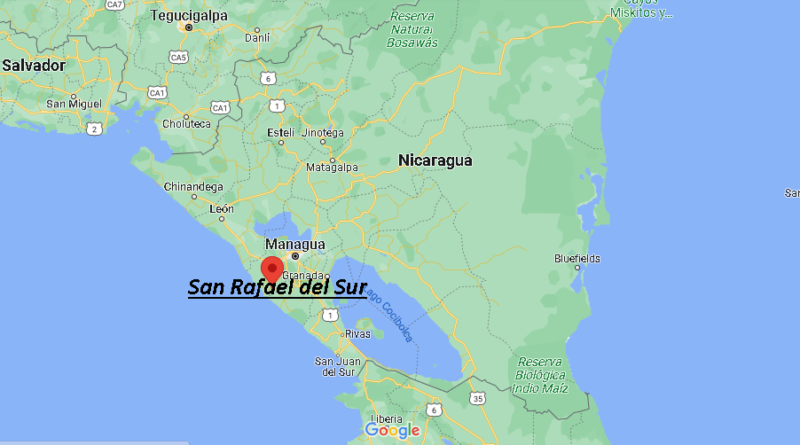 ¿Dónde está San Rafael del Sur Nicaragua