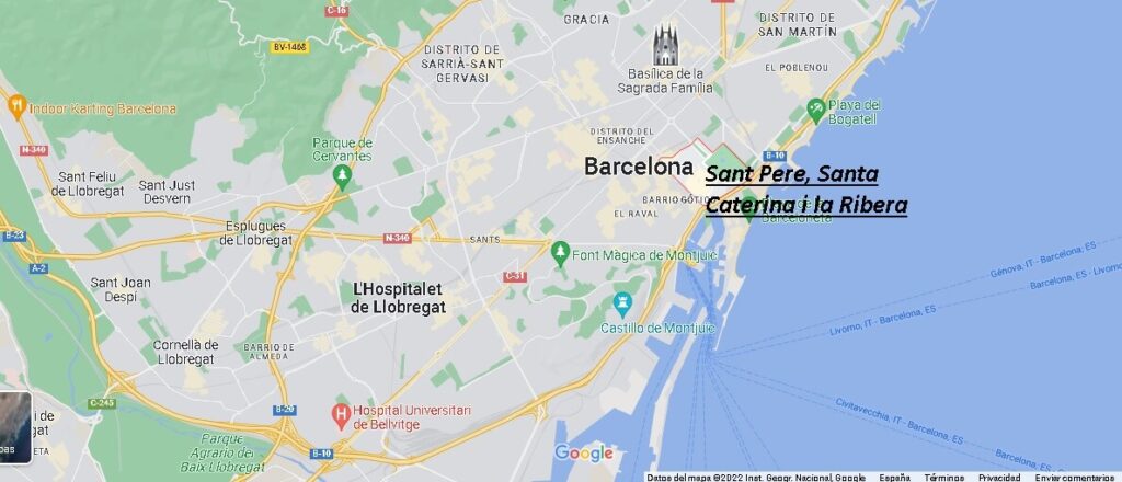 ¿Dónde está Sant Pere, Santa Caterina i la Ribera