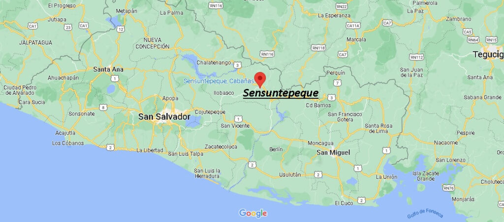 ¿Dónde está Sensuntepeque El Salvador