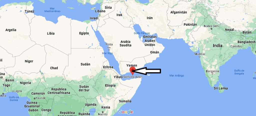 ¿Dónde está el Golfo de Adén