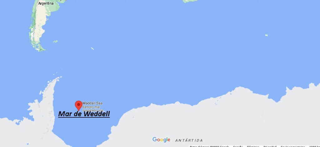 ¿Dónde está el Mar de Weddell