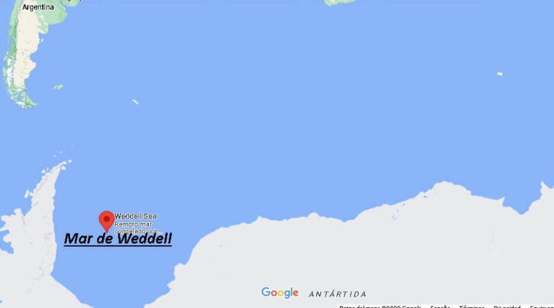 ¿Dónde está el Mar de Weddell