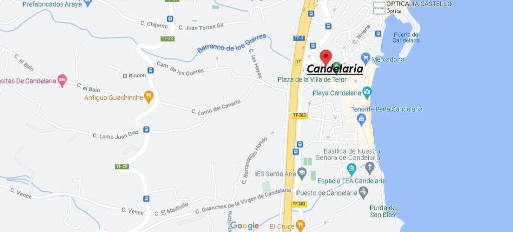 ¿Dónde está el pueblo de La Candelaria
