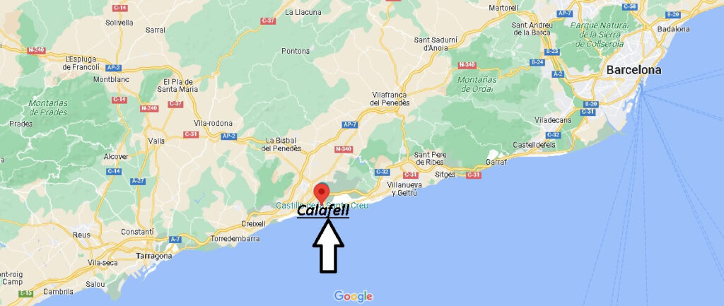 ¿Dónde se encuentra el pueblo de Calafell