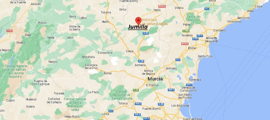¿Dónde se sitúa Jumilla