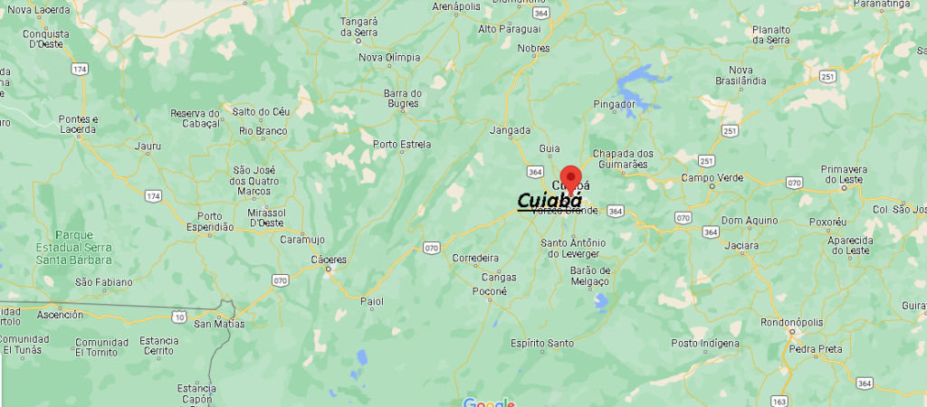 Dónde queda Cuiabá