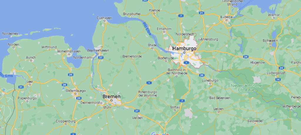 Dónde queda Hamburgo
