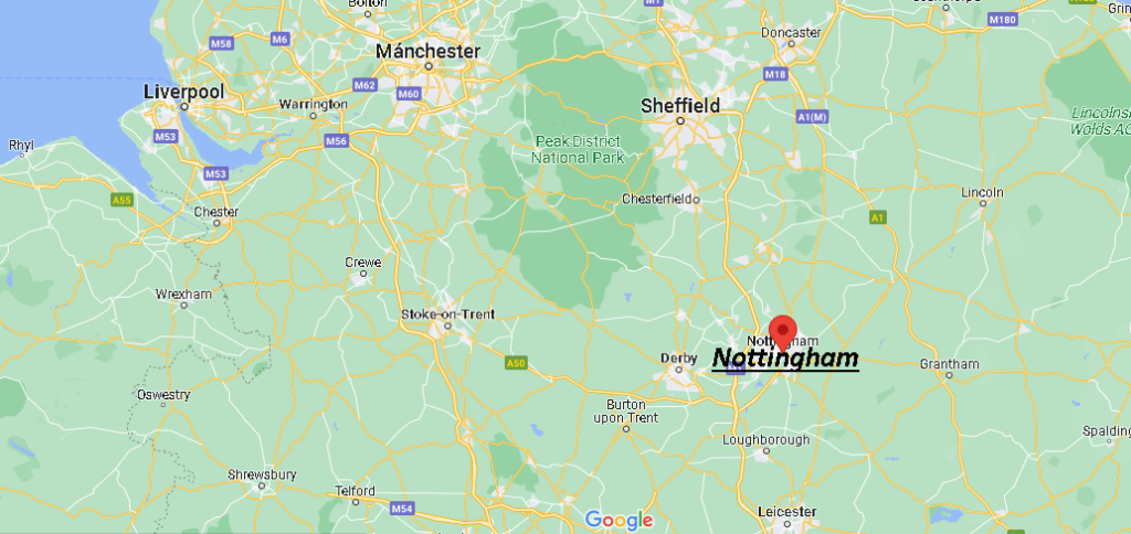 Dónde queda Nottingham