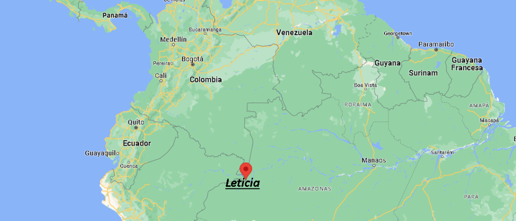 Dove si trova Leticia Colombia