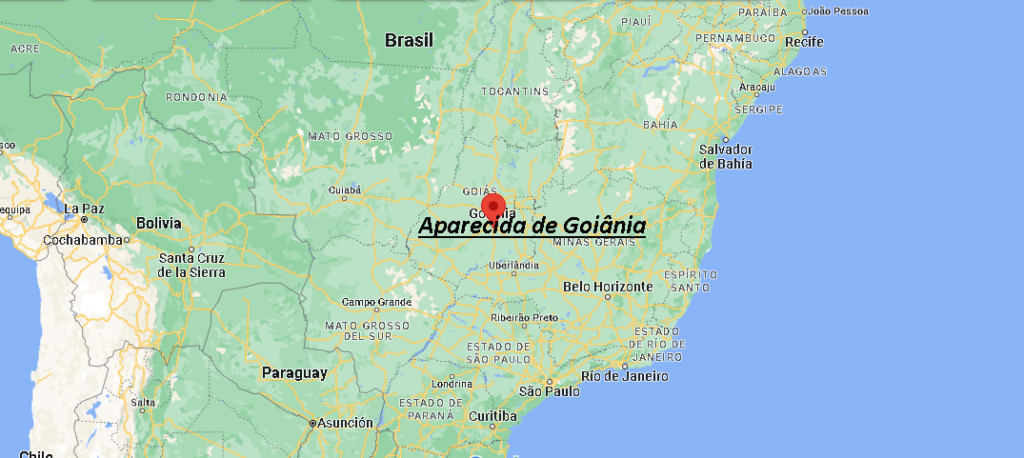 ¿Dónde está Aparecida de Goiânia Brasil