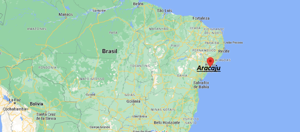 ¿Dónde está Aracaju Brasil