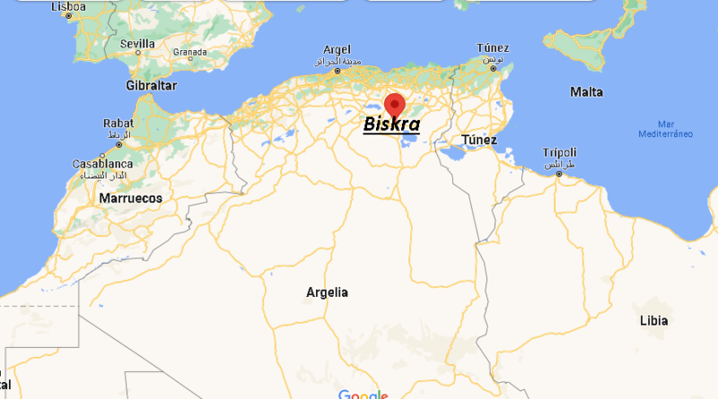 ¿Dónde está Biskra Argelia