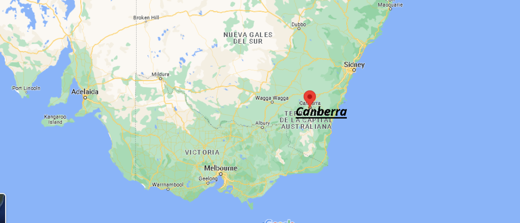 ¿Dónde está Canberra Australia