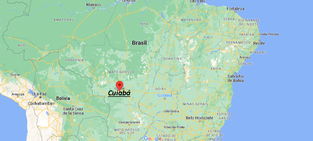 ¿Dónde está Cuiabá Brasil