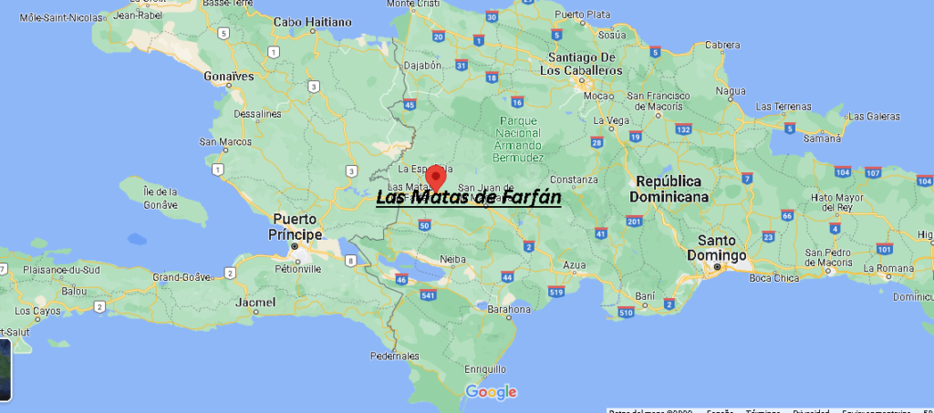 ¿Dónde está Las Matas de Farfán República Dominicana
