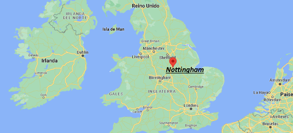 ¿Dónde está Nottingham