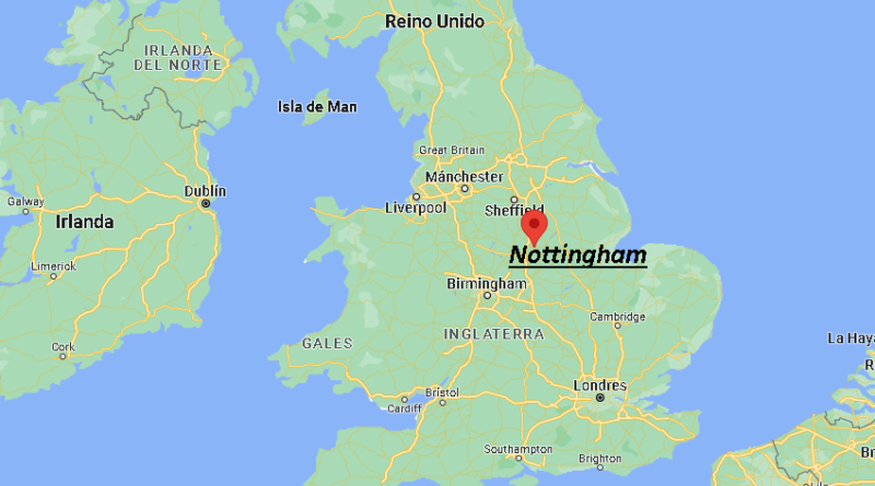 ¿Dónde está Nottingham