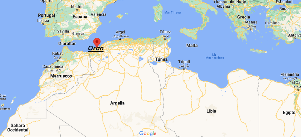 ¿Dónde está Oran Argelia