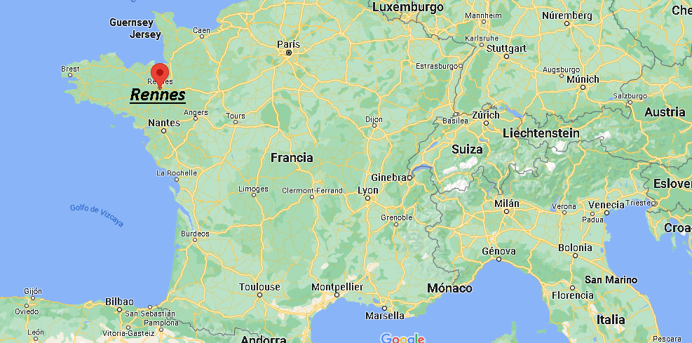 ¿Dónde está Rennes