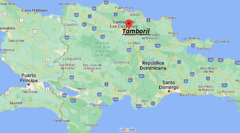 ¿Dónde está Tamboril República Dominicana