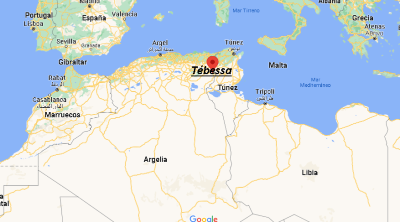 ¿Dónde está Tébessa Argelia