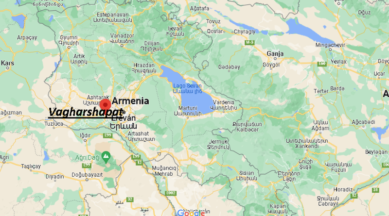 ¿Dónde está Vagharshapat Armenia