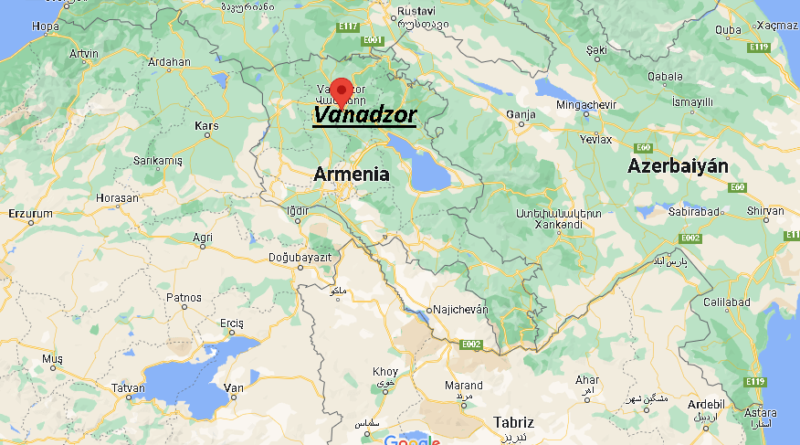 ¿Dónde está Vanadzor Armenia
