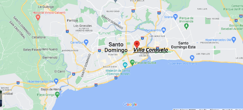 ¿Dónde está Villa Consuelo República Dominicana