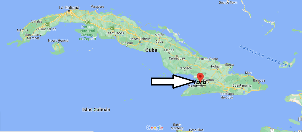 ¿Dónde está Yara Cuba