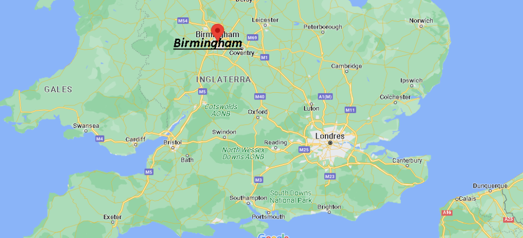 ¿Dónde está ubicada la ciudad de Birmingham