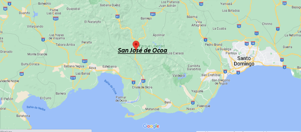 ¿Dónde está ubicada la provincia de San José de Ocoa