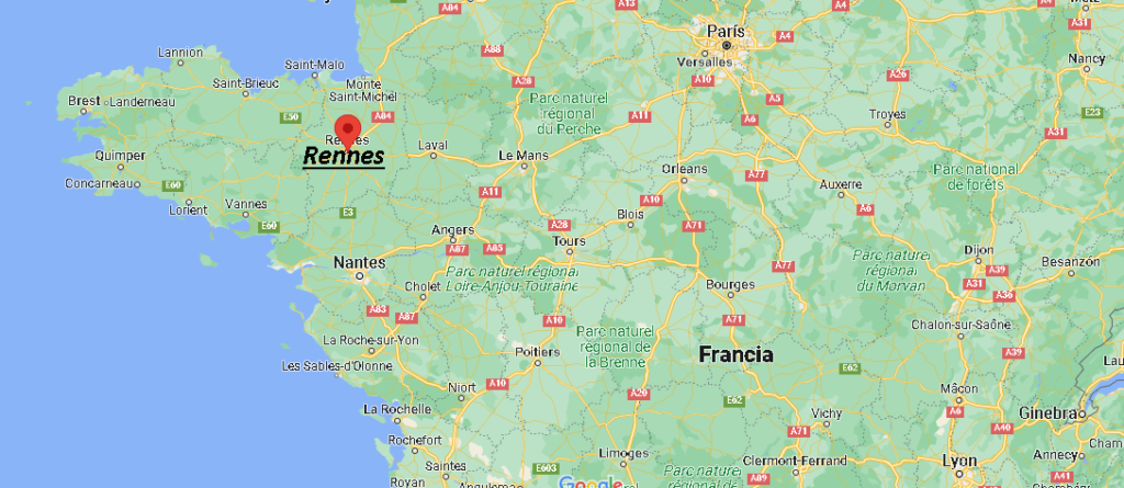 ¿Dónde se sitúa Rennes