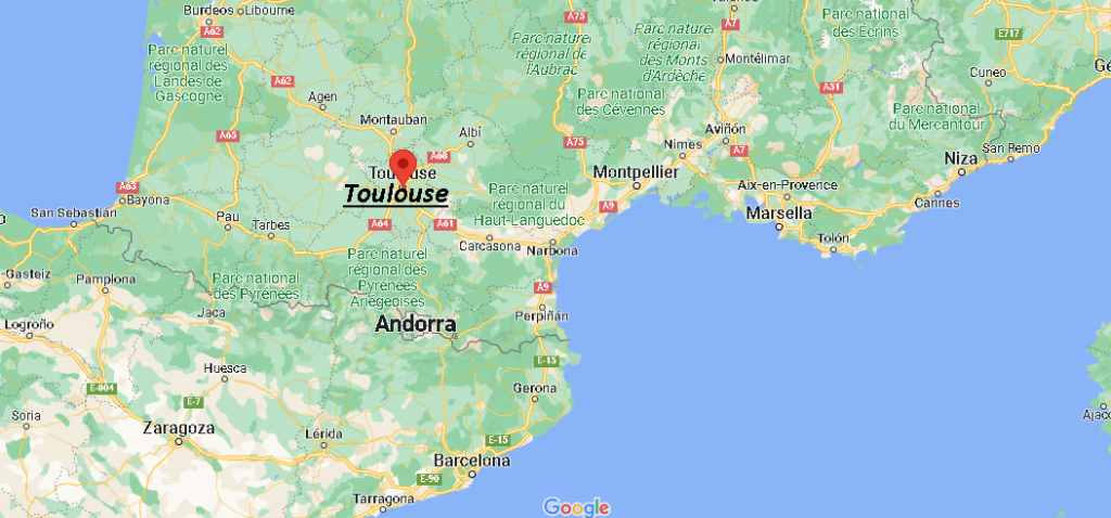 ¿Dónde se sitúa Toulouse