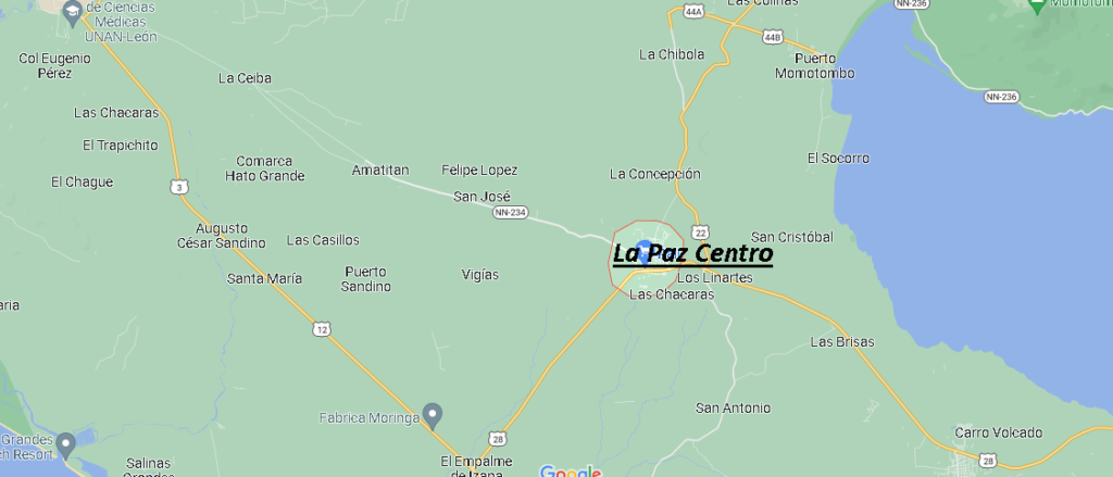 Dónde queda La Paz Centro