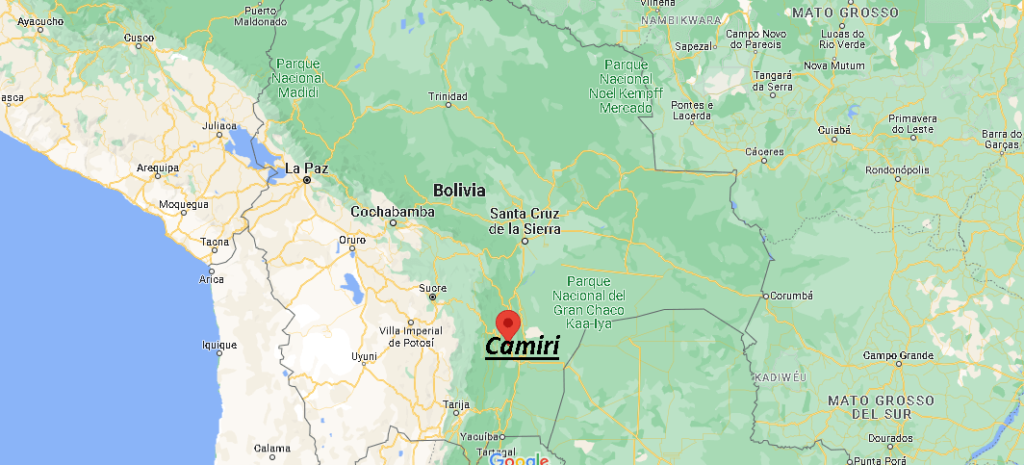 ¿Dónde está Camiri Bolivia