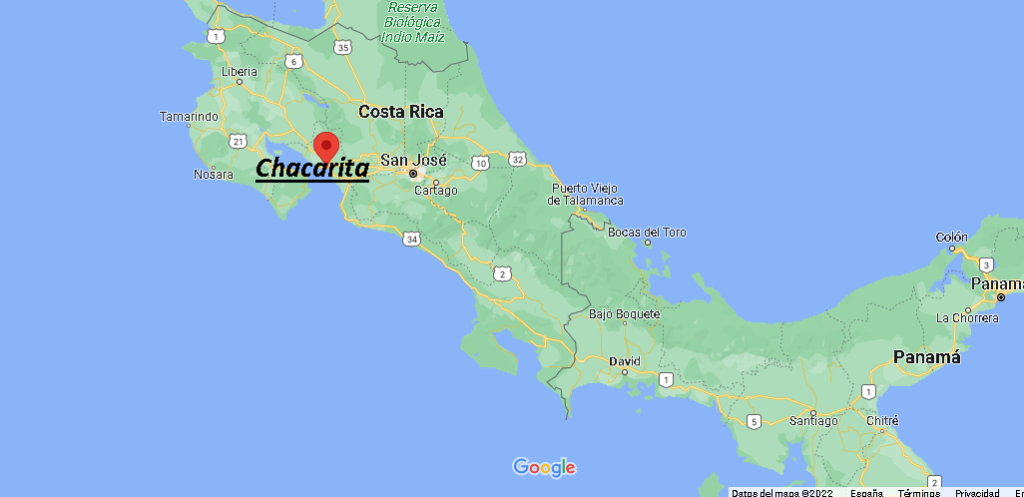 ¿Dónde está Chacarita Costa Rica