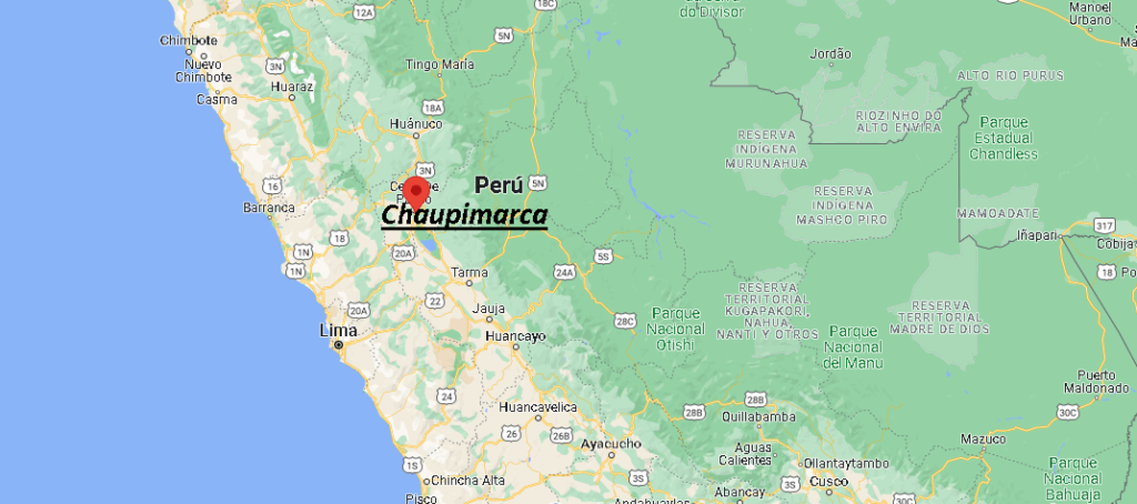 ¿Dónde está Chaupimarca Peru